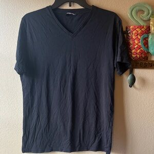 Men's Classic Black V-Neck Tee